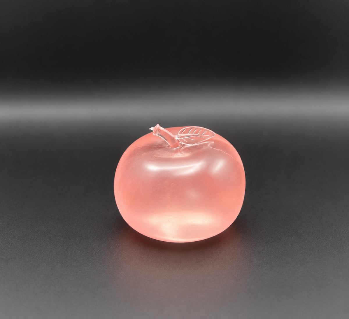 Pink Apple Squishy Toy, Slow Rising Stress Reliever - SquishyVillage