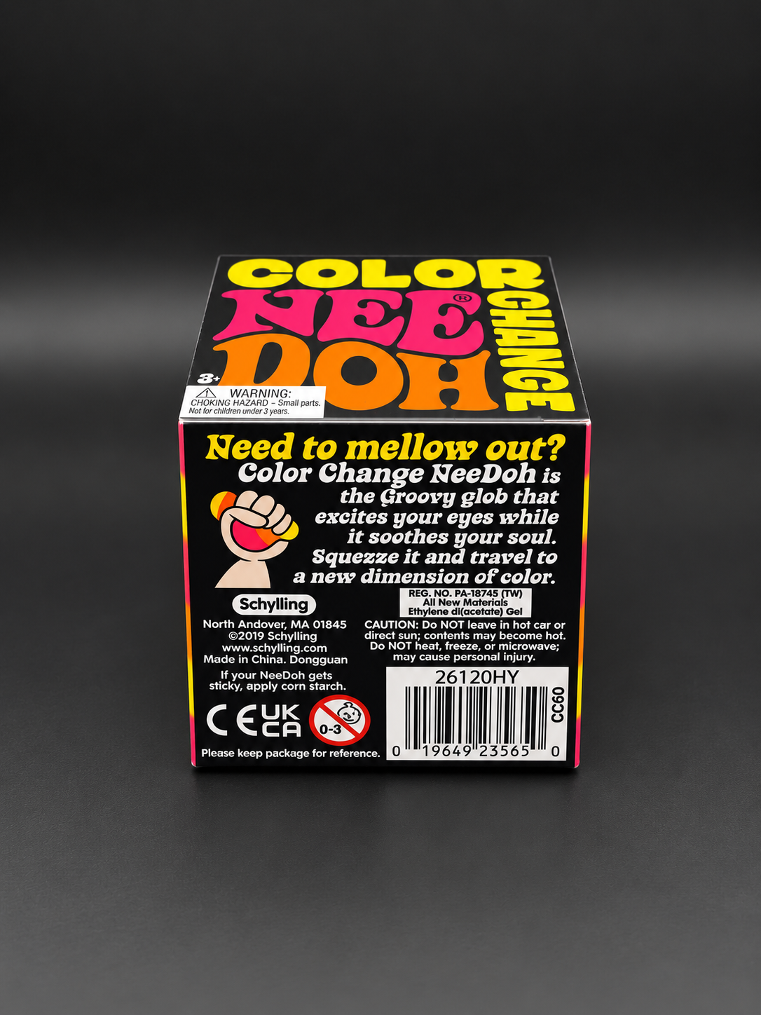 Pink Color Change NeeDoh – Groovy Color-Changing Sensory Squishy 1 each