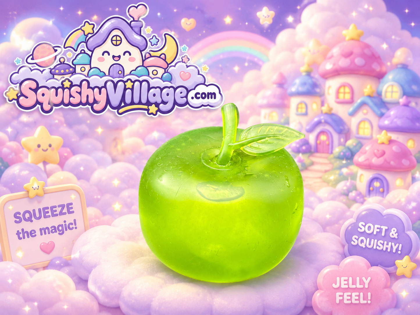 Apple Squishy Random Colors