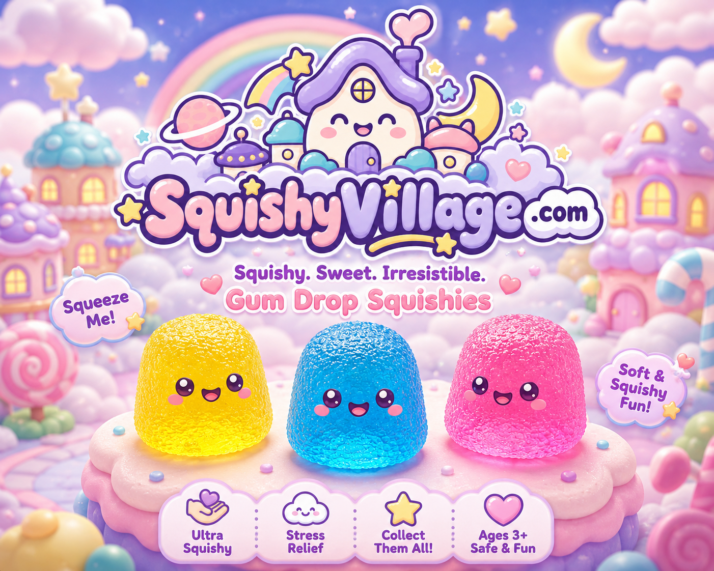 Gum Drop Squishy Random Color