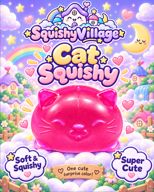 Jelly Cat Squishy – Random Color