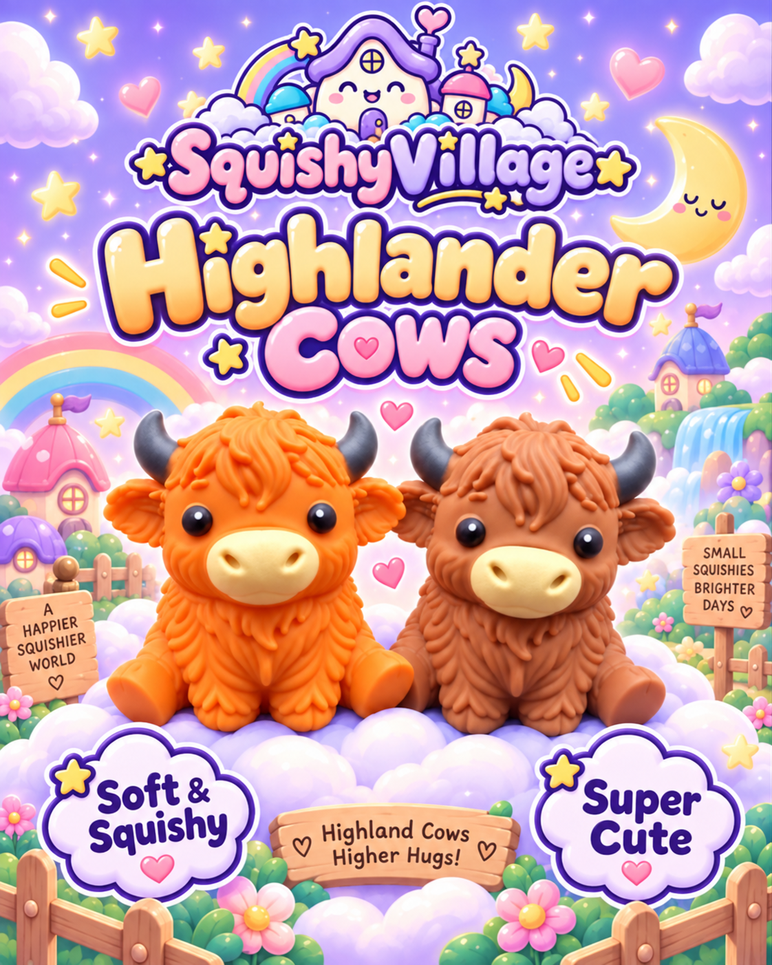 Highlander Cows - One Random Color