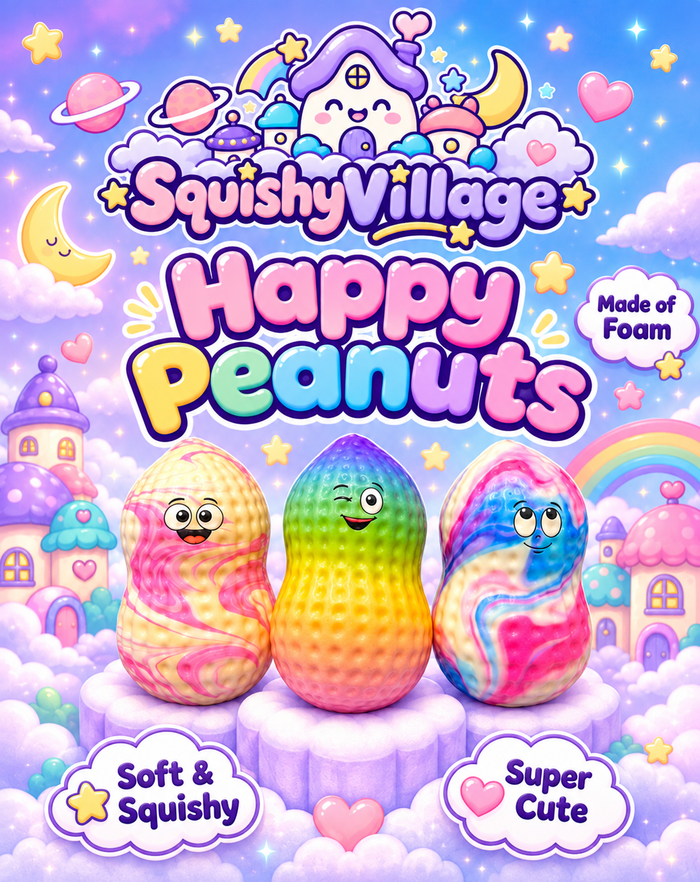 Happy Peanuts Foam Squishy Random Color