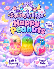 Happy Peanuts Foam Squishy Random Color