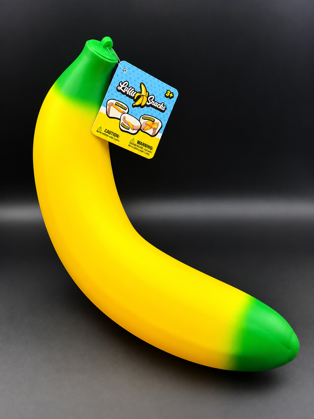 Giant Banana Squishy – Lulu Snacks Squeeze & Stretch Fidget Toy