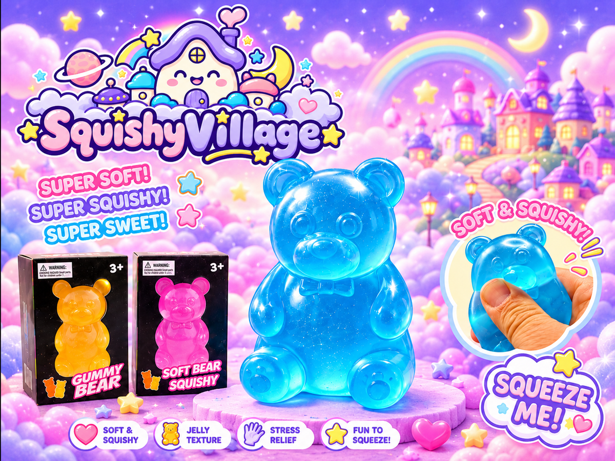 Gummy Bear Squishy in one random color
