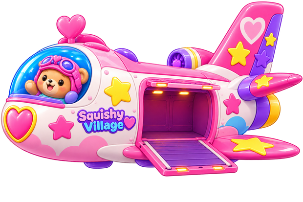 Squishy Village delivery airplane