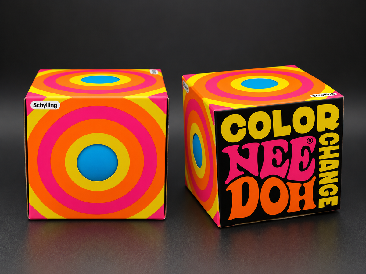 Blue Color Change NeeDoh – Groovy Color-Changing Sensory Squishy 1 each