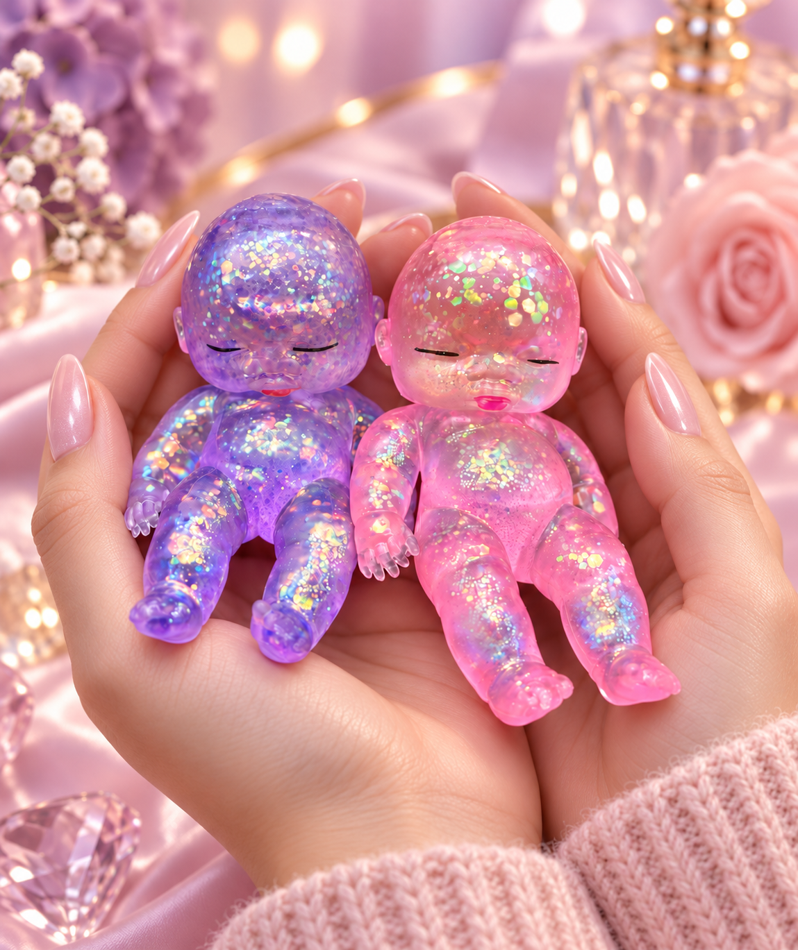 Glitter Baby Squishy – Random Color