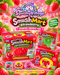 SmushMart Strawberry Scented Squishy – Squish, Stretch & Play