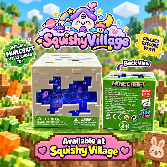 Minecraft Jelly Cube –  Blue Squishy Sensory Cube