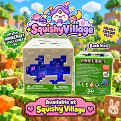Minecraft Jelly Cube –  Blue Squishy Sensory Cube